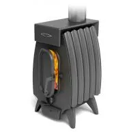 печь отопительно-варочная тмф огонь-батарея 5 лайт дровяная серый-металлик