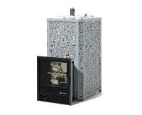 печь для бани изистим ялта 40 хохлома premium (2024) серый с сабк-40