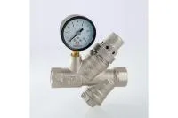 клапан подпиточный valtec 1/2", с манометром, vt.515.n.04