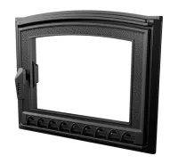 дверца чугунная каминная прометалл "арктика" 460*555 мм