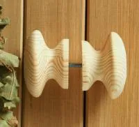 ручка дверная "капля", комплект 2 шт. со шпилькой добропаровъ