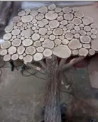 панно декоративное из можжевельника дерево 1000*800мм, банный перец