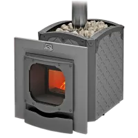 печь для бани теплодар былина-18 ч панорама (1.2)