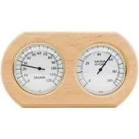 термометр с гигрометром банная станция очки овал термо ольха th-28, 212f, банный эксперт