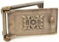 дверца чугунная поддувальная дп-2 большая, 270*160 мм, балезино