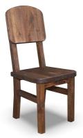 стул из дерева №1 (массив сосны, старение), палисандр, ирб